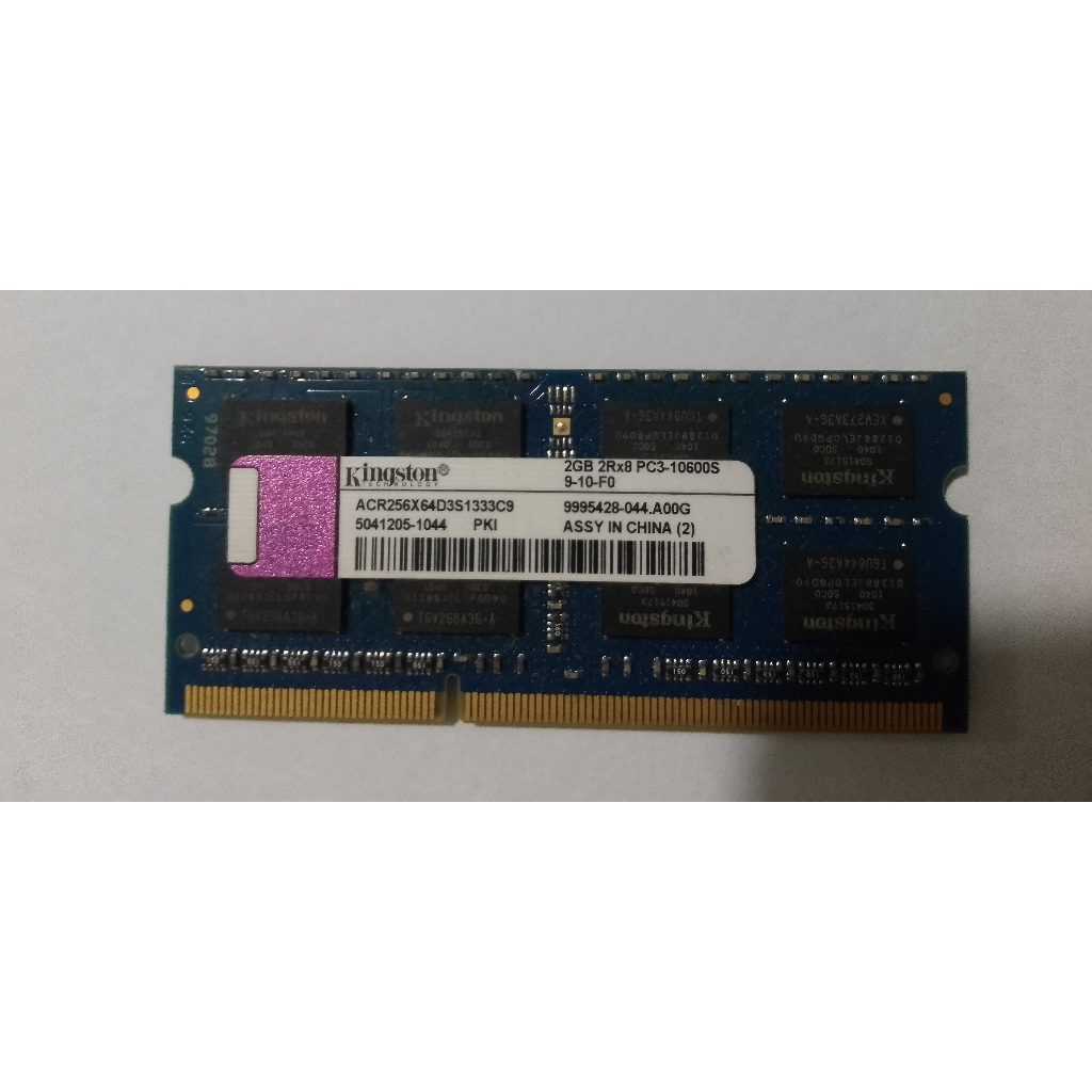 แรมโน็ตบุ๊ค คอมพิวเตอร์ Kingston RAM [ 2GB ]