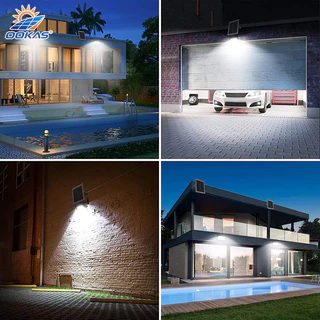 🔥【ซื้อ1แถม1】ไฟโซล่าเซลล์ 950000W ไฟสปอร์ตไลท์ LED มีรีโมทคอนโทรล IP69 กันน้ำกลางแจ้ง สว่างทั้งคืน Floodlight