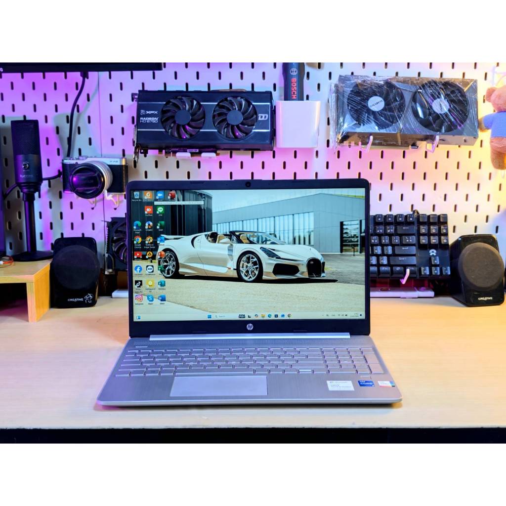 Used laptop  HP Laptop 15s-fq2xxx — สวยแรง พร้อมใช้งาน! CPU: Intel Core i5-1135G7 Gen 11 4 Cores / 8