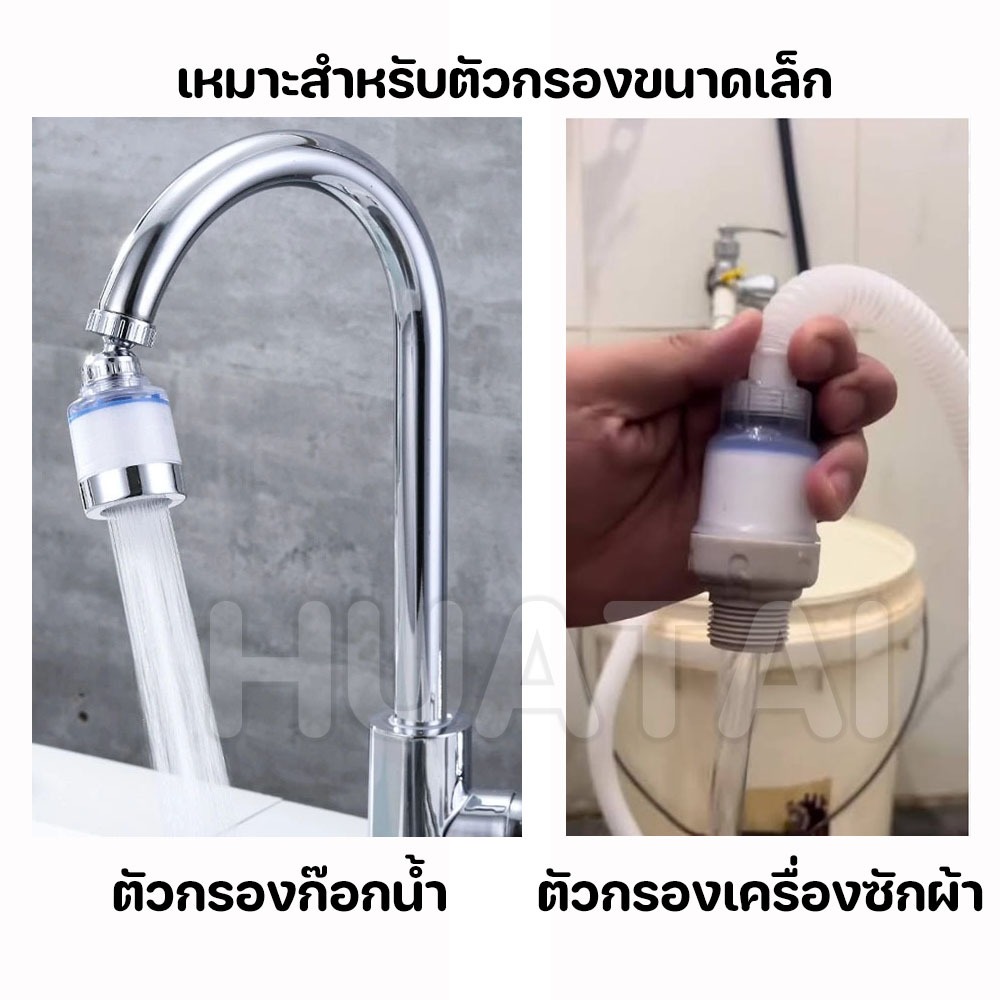 ไส้กรองฝ้าย PP S Fulfilled ป้องกันการกระเด็น ไส้ตัวกรองน้ำสําหรับก๊อกน้ำ เครื่องซักผ้า