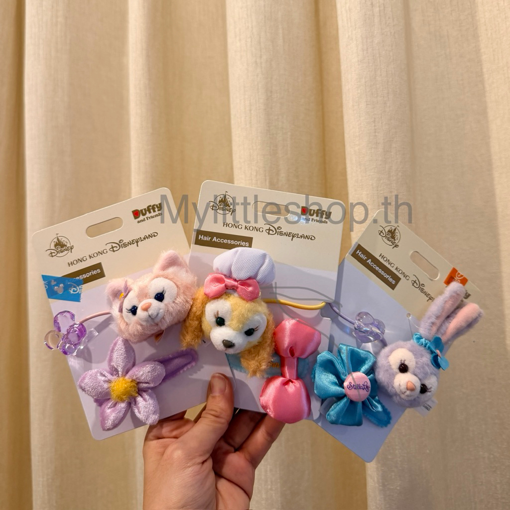 พร้อมส่งจากไทย💓ยางรัดผมและกิ๊บลินาเบล(Linabell duffy and friends)*ลิขสิทธิ์แท้ฮ่องกงดิสนีย์แลนด์