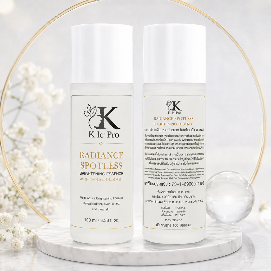 ใหม่! น้ำตบสยบฝ้า K le' Pro Radiance Spotless Brightening Essence 100ml No Box