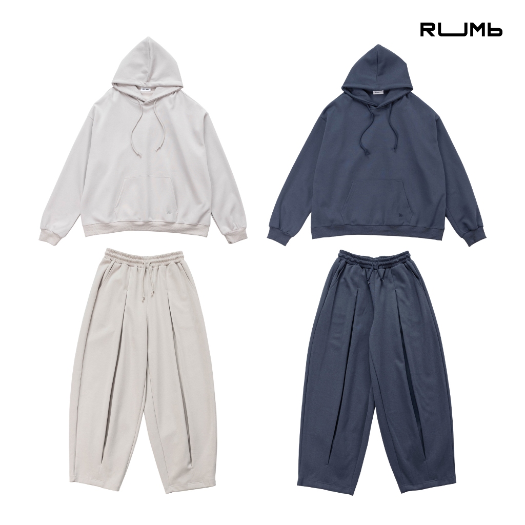 RUMb - ชุดเซต เสื้อฮู้ด กางเกงขายาว รุ่น RELAXED - Col. REBORN
