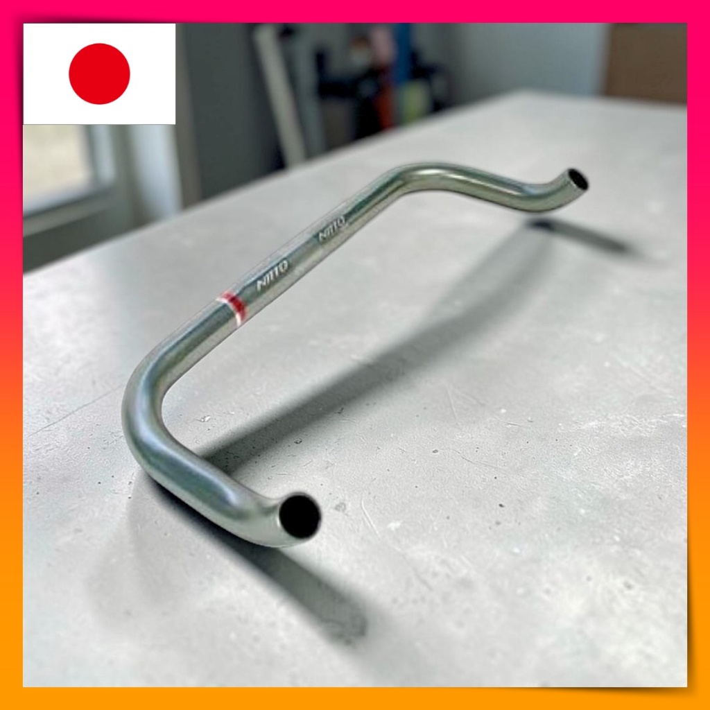 NITTO RB-018 Drop Handlebar 380mm 26.0mm Light Gray Road Bike Bicycle