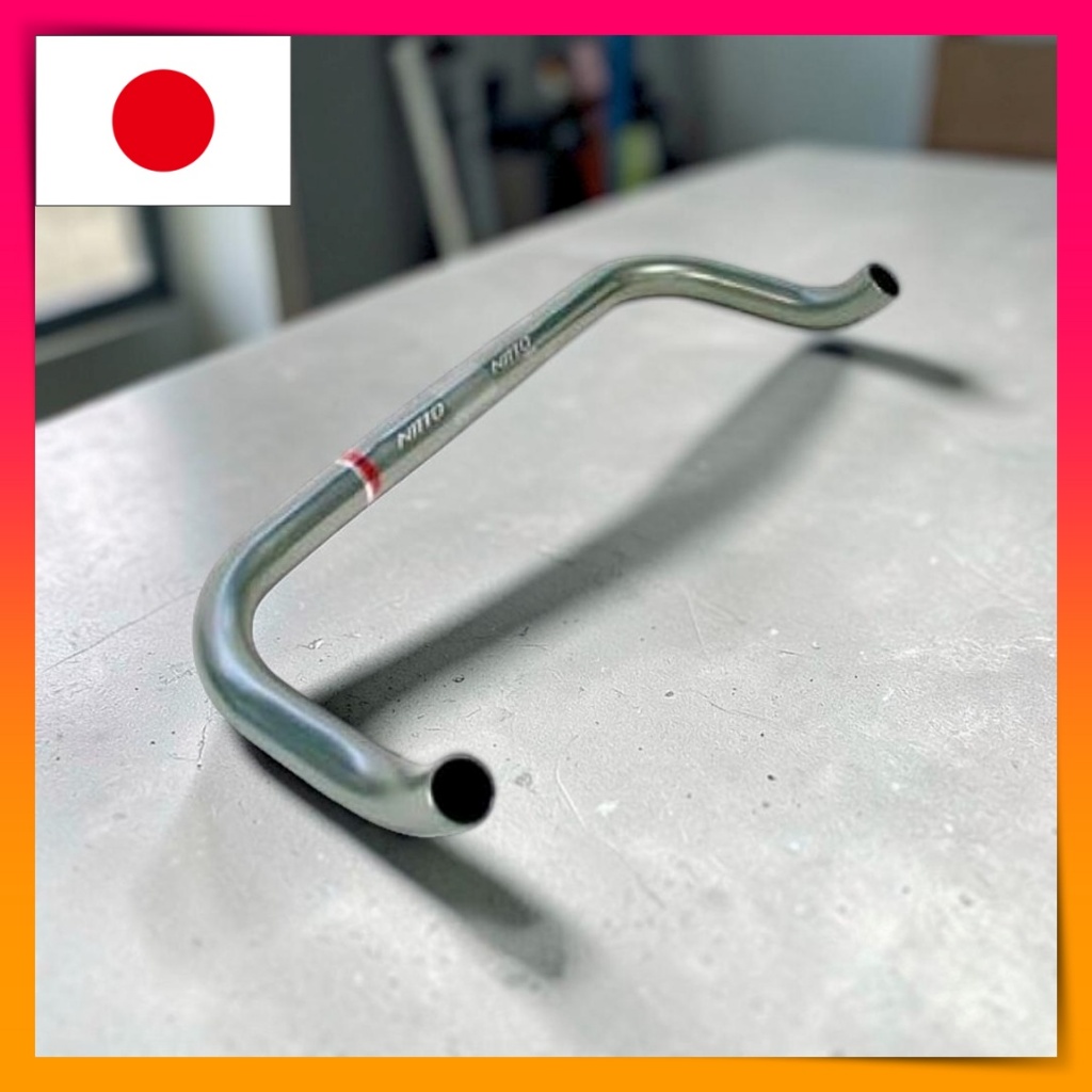 NITTO RB-018 Drop Handlebar 390mm 26.0mm Light Gray Road Bike Bicycle