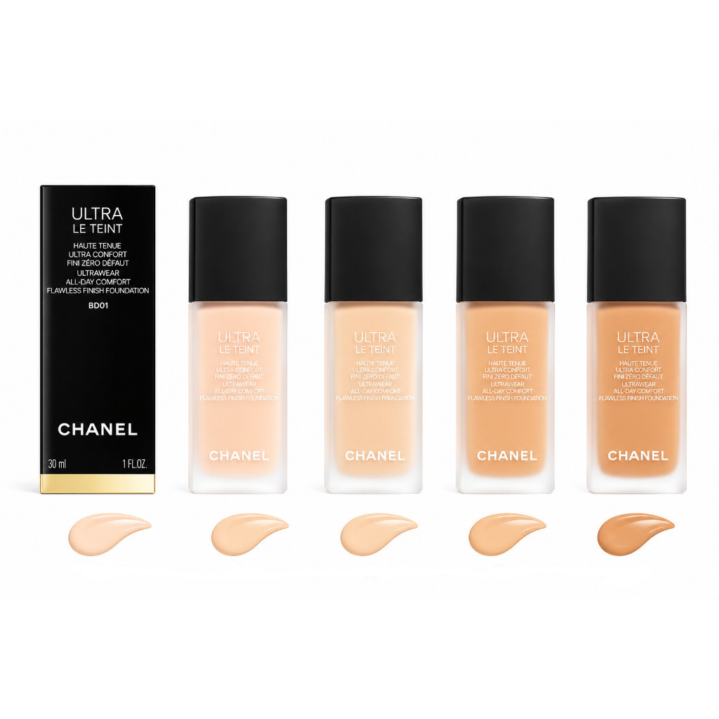 ของแท้ พร้อมส่ง Chanel Ultra Le Teint รองพื้นขวดเหลี่ยม คุมมัน ปกปิดเนียน ติดทน24ชม. สินค้าใหม่ 100% #B10 #B20
