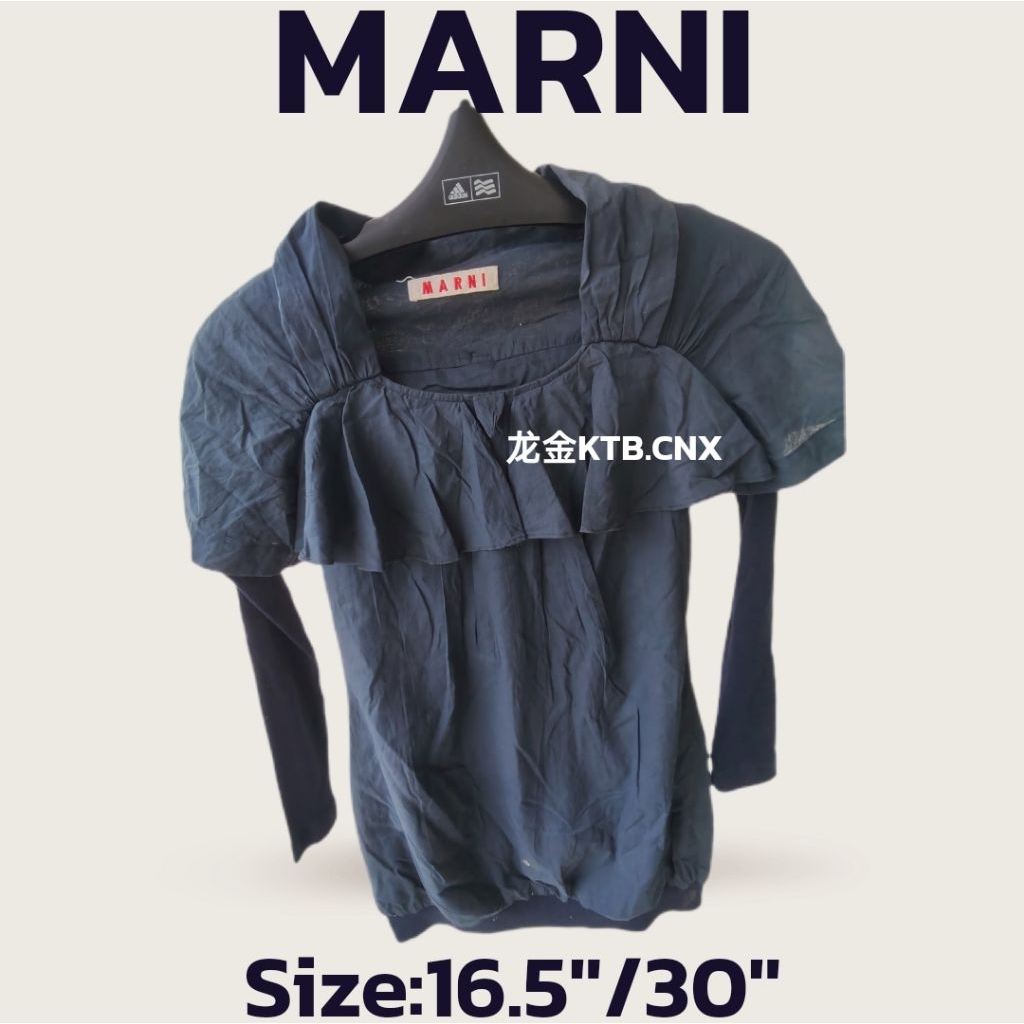 เสื้อญี่ปุ่นแบรนด์marni มือสองญี่ปุ่น แต๊#RY1