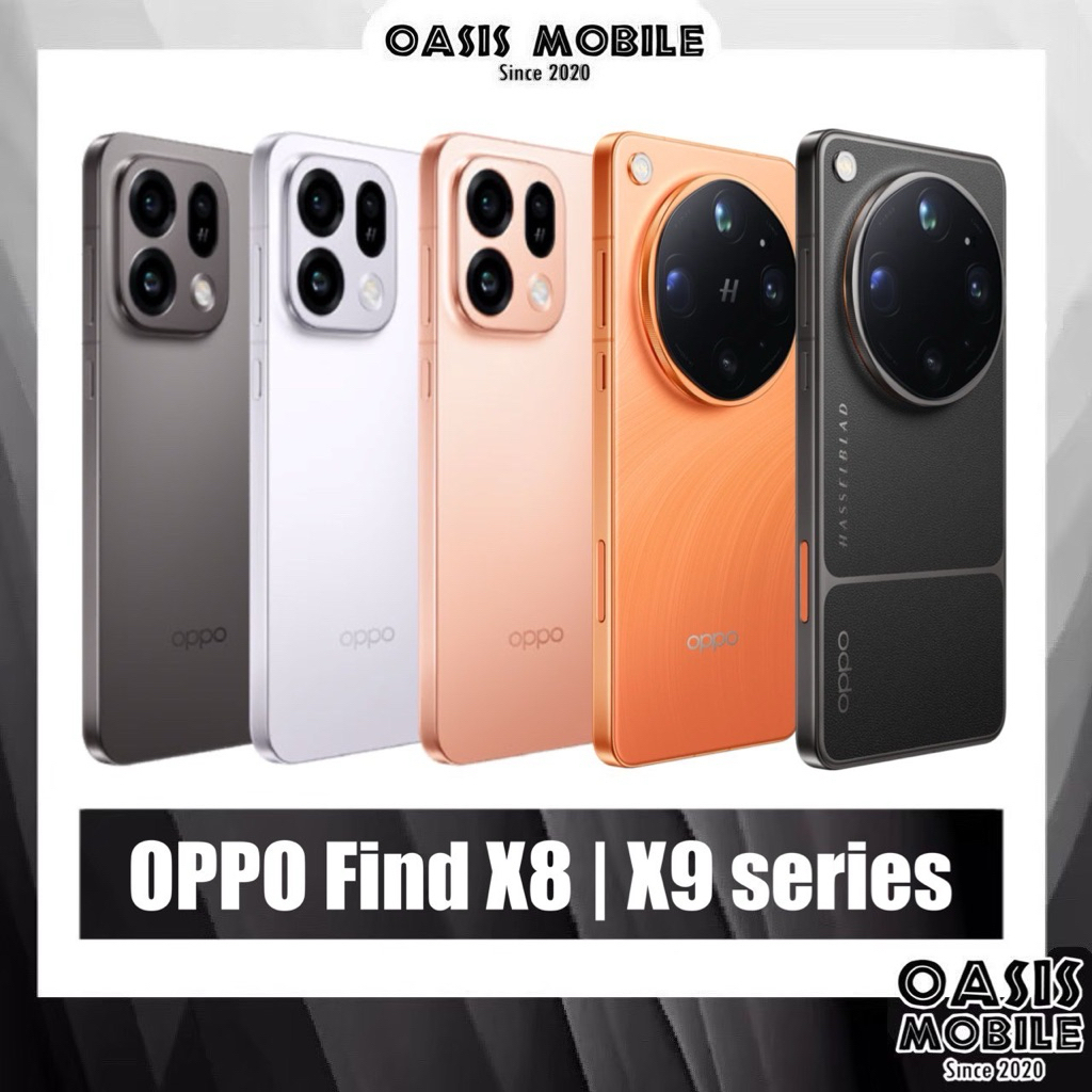 ใหม่ Oppo Find X9 Ultra ชิป Snap 8 Elite Gen 5 กล้อง Hasselblad 200MP | Find X9s Dimensity 9500s ศูนย์ไทย by OasisMobile