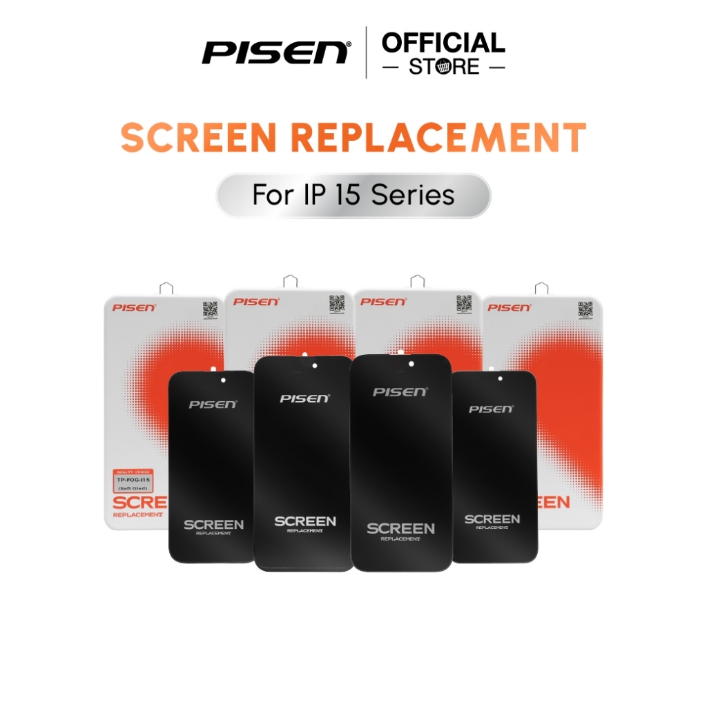 Pisen Screen หน้าจอ สำหรับ IP 15 /15Pro /15 Plus /15 Promax