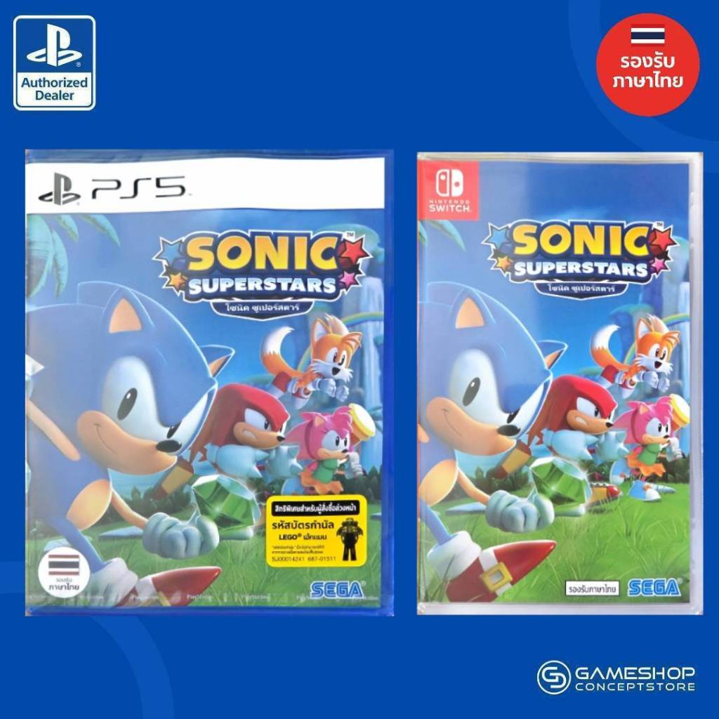 [ปกไทย ซับไทย ส่งทันที] PS5 / NSW Sonic Superstars (Asia / TH)