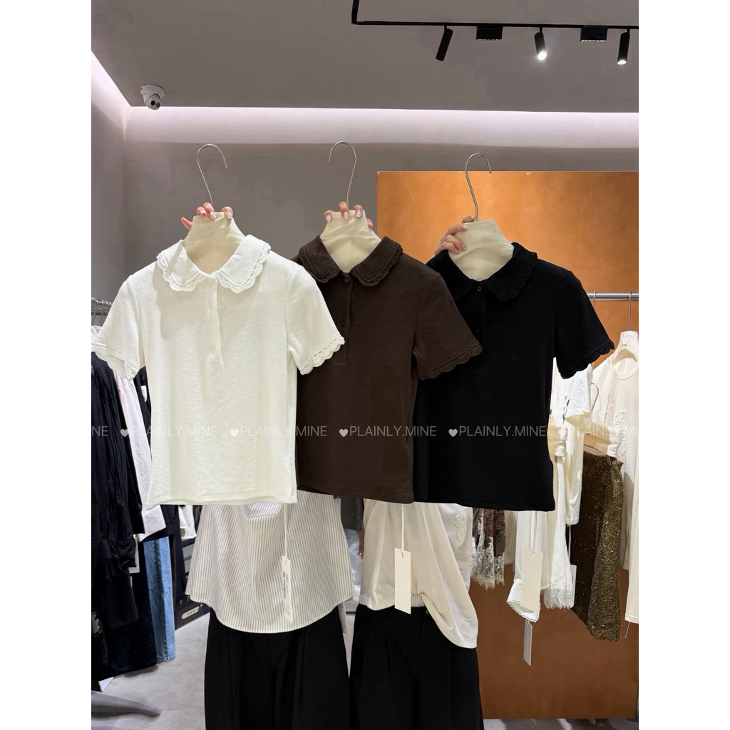 Lacey polo tee พร้อมส่ง