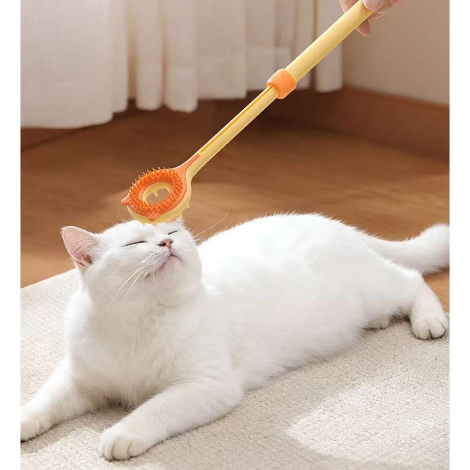 PP-8100 🐱 ไม้นวดสัตว์เลี้ยงยืดหดได้ ✨ พกพาง่าย ช่วยเกา-นวดจุดเข้าถึงยาก น้องฟินเพลิน ผ่อนคลาย คลายเค
