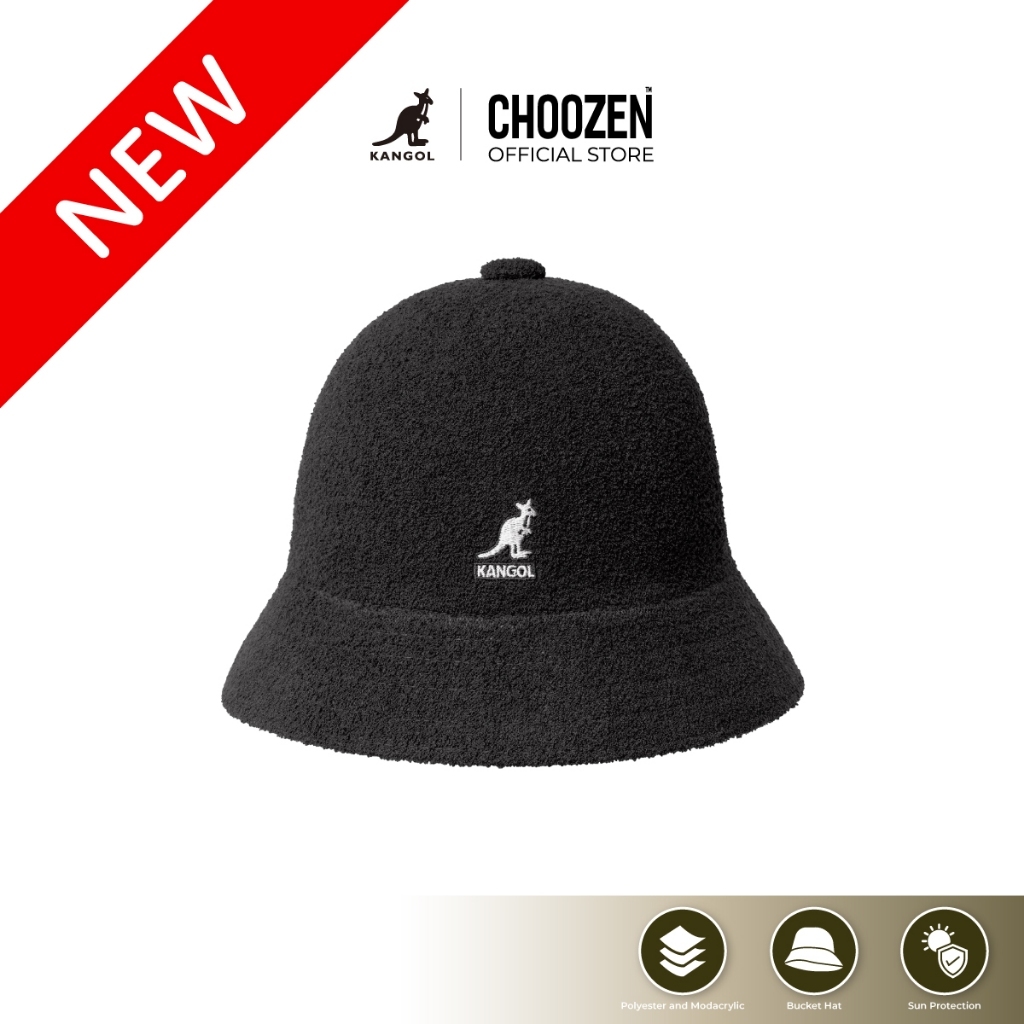 KANGOL BERMUDA CASUAL หมวกทรงถัง ปักโลโก้ Kangol 0397BC