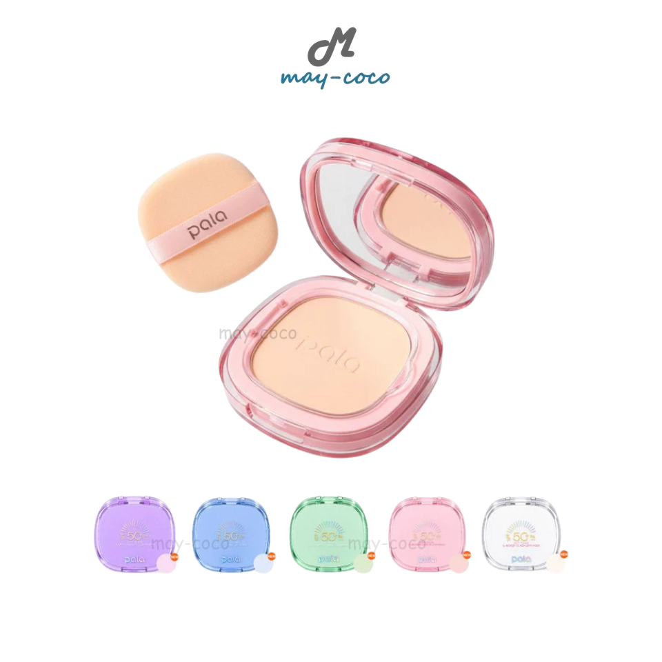 ถูก/แท้/มีไลฟ์ แป้ง PALA Soft-Focus Sunscreen Concealer Powder SPF50+ PA+++ พาลา แป้งพัฟผสมคอนซีลเลอ