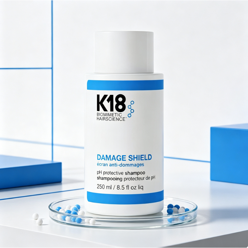 K18 Damage Shield Shampoo pHสมดุล K18Peptide™ ปกป้องผมเสีย กันชี้ฟู 250ml