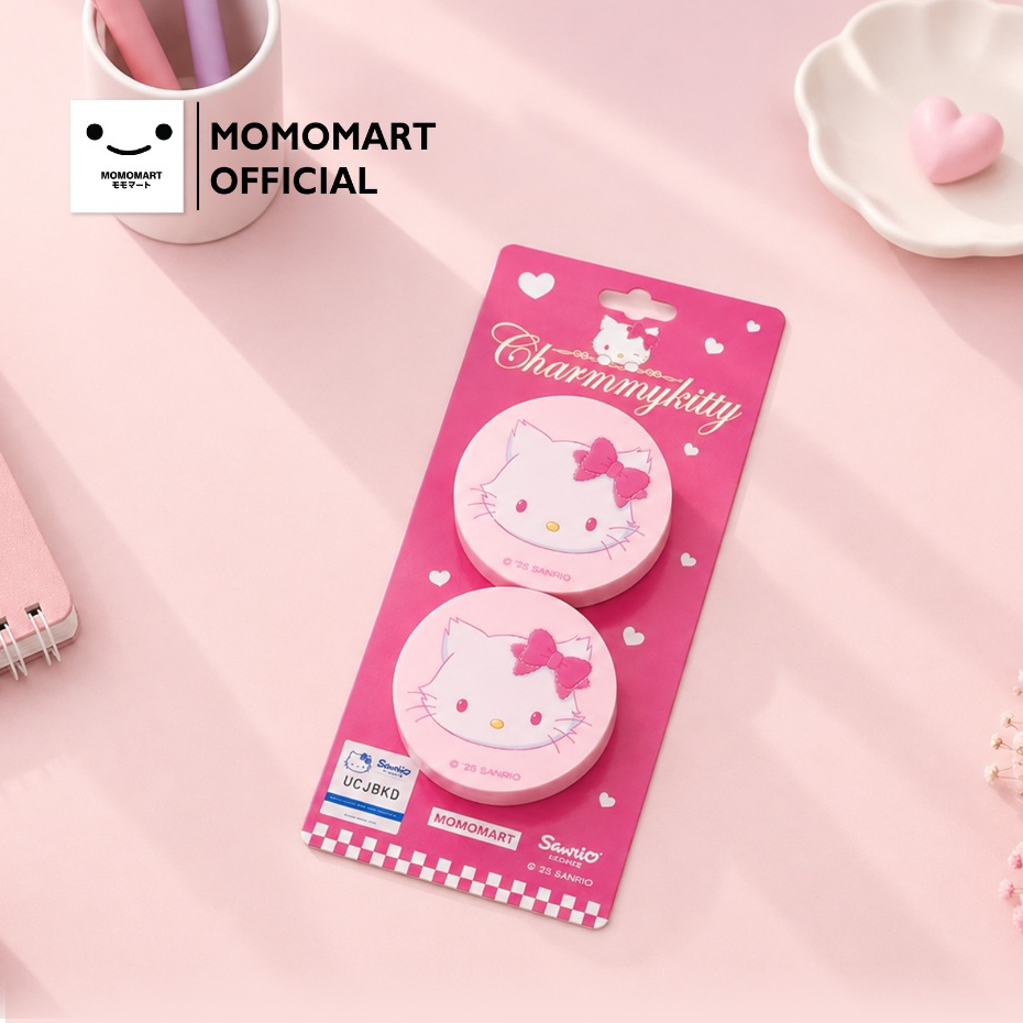 MOMOMART ยางลบ Charmmy Kitty ลิขสิทธิ์แท้ ลายน่ารัก ยางลบนุ่ม ลบสะอาด ไม่ทิ้งคราบ
