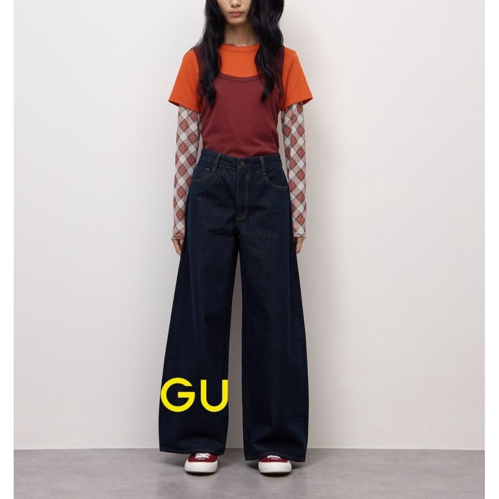 กางเกงทรงbaggy GU (pre-order)