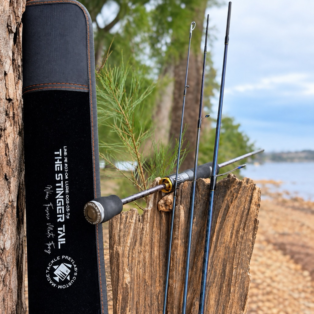 คันเบ็ด UL 4 ท่อน PREYLAB The Stinger Tail | Travel Rod สำหรับ Aji, Light Game และตกปลาทะเล