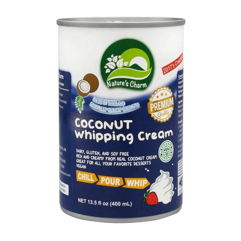 Nature's Charm Coconut Whipping Cream  | วิปปิ้งครีมมะพร้าว