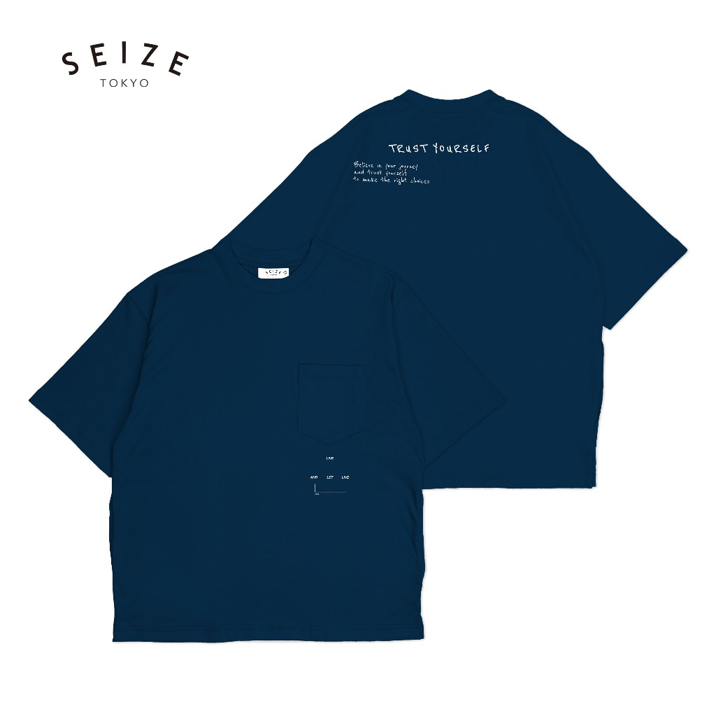 SEIZE เสื้อยืดโอเวอร์ไซส์ ดีไซน์มินิมอล คอตตอน 100% สัมผัสนุ่ม ทรงสวย คัตติ้งเนี้ยบ รุ่น S_OSP_006