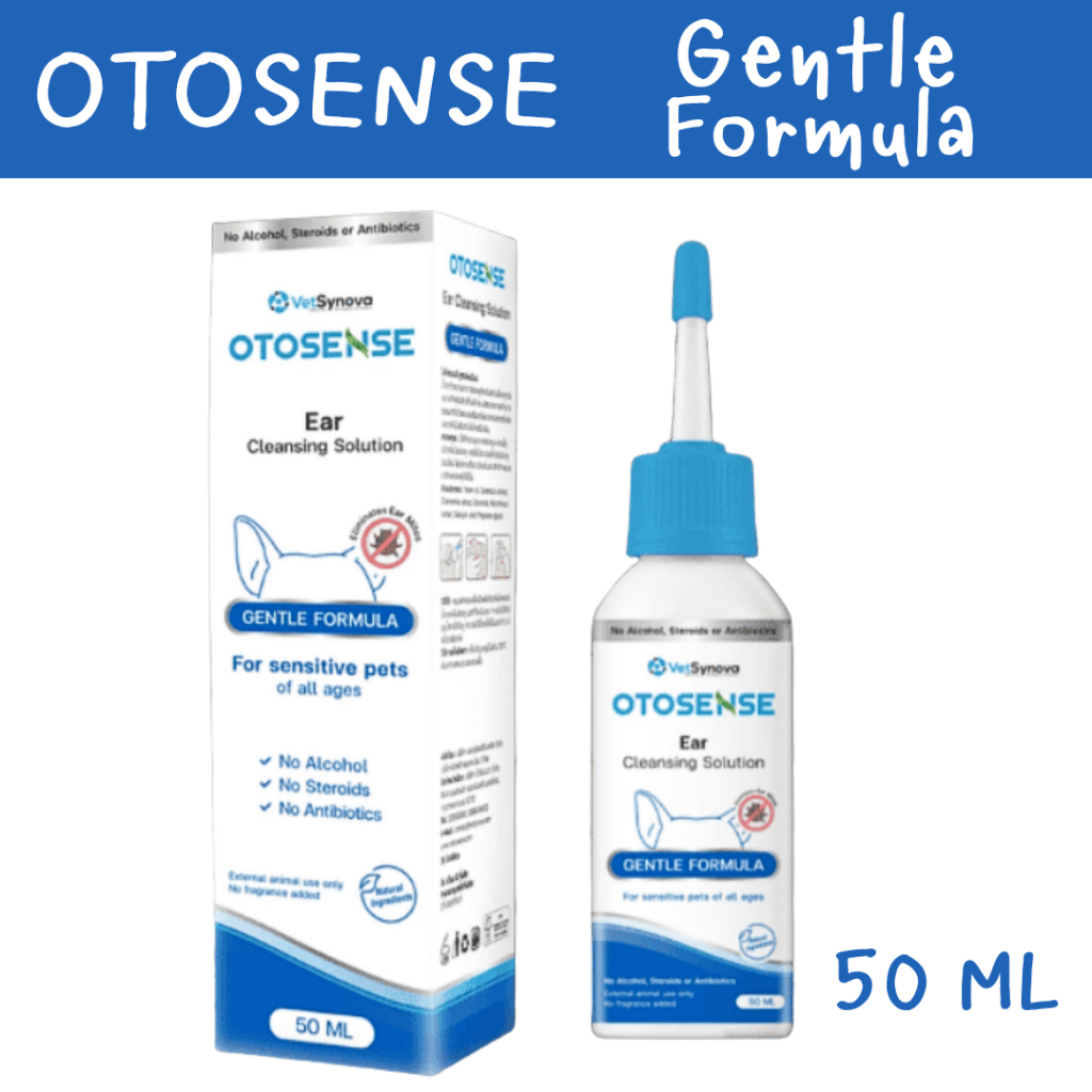 Otosense Gentle Formula ผลิตภัณฑ์ทำความสะอาดช่องหูสัตว์เลี้ยง ขนาด 50 ML