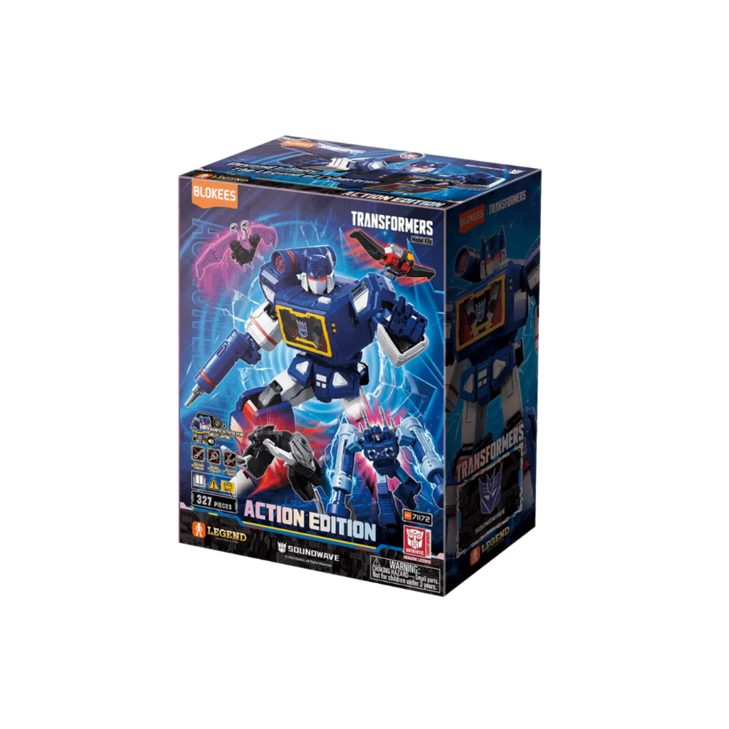 Transformers-Action Edition 03 G1-Sound Wave 71172  (Model Kit-Luminous Eyes ทรานส์ฟอร์เมอร์ส ออพติมัส ไพรม์(บล็อกคีส์)