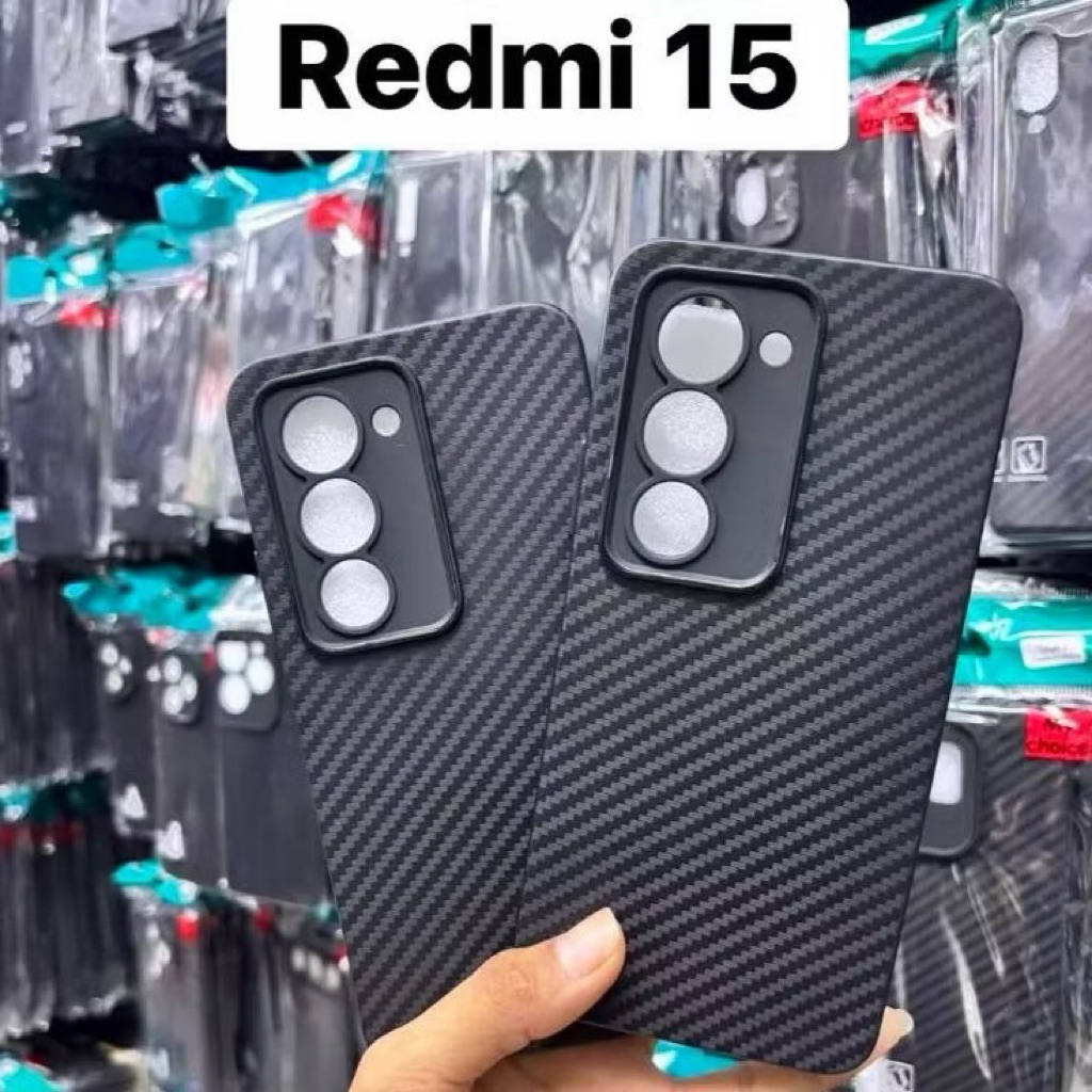 เคสเคฟล่าสำหรับ Redmi15/Redmi15C/Redmi14C/Redmi13C/Redmi13/Redmi12C/Redmi10C/Mi14T/Mi15T/Mi15Tpro/Mi