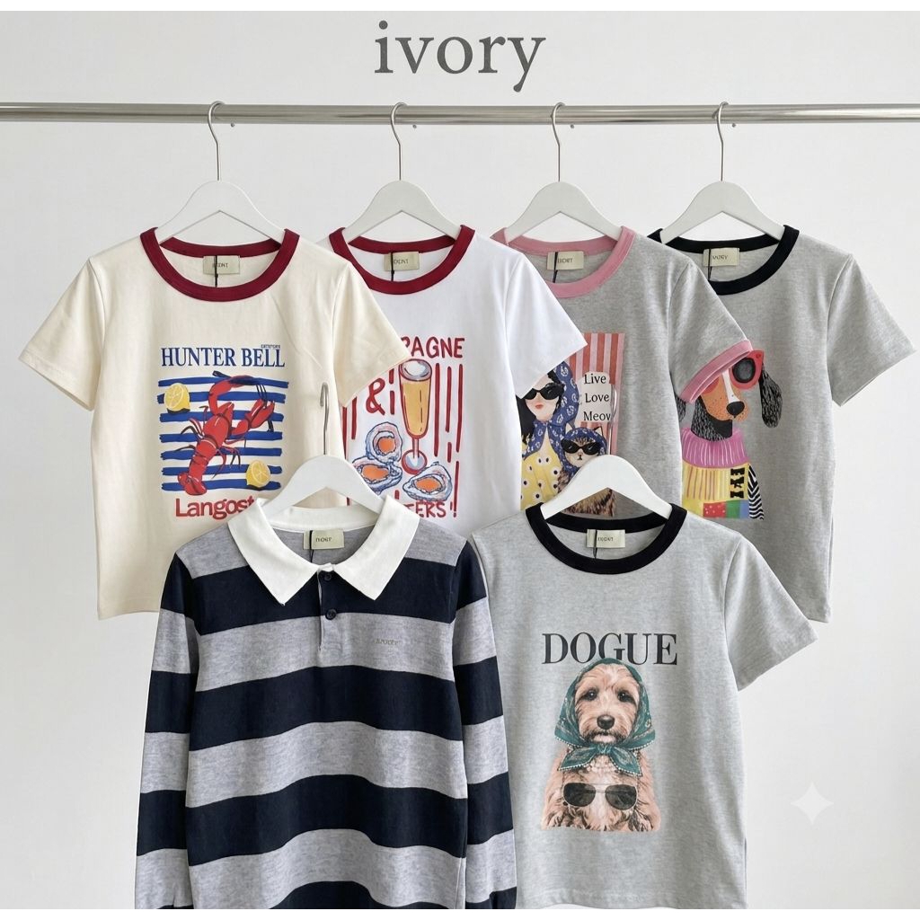 รวมเสื้อป้าย IVORY Everyday Polo Free Size | Stretch Fabric Soft & Comfortable