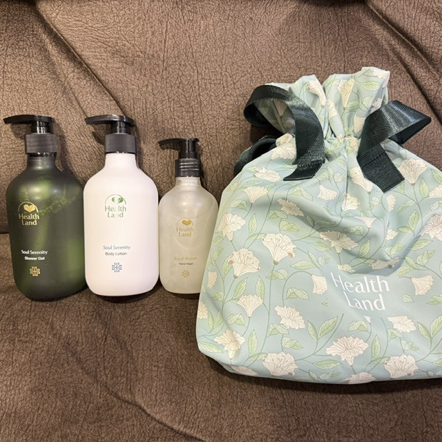 [พร้อมส่ง แท้] Health Land Gift Set - Nourishing Bath Gel & Body Lotion Set + Hand wash Gel แถมฟรี ถุงผ้า1ใบ