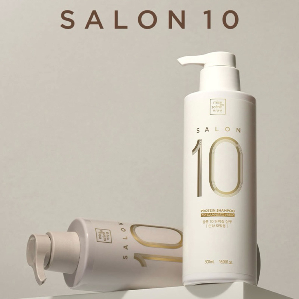 Mise en Scène Salon 10 Protein Shampoo แชมพูซาลอน 10 โปรตีน พร้อมส่ง** (1ขวด/500 มล.)