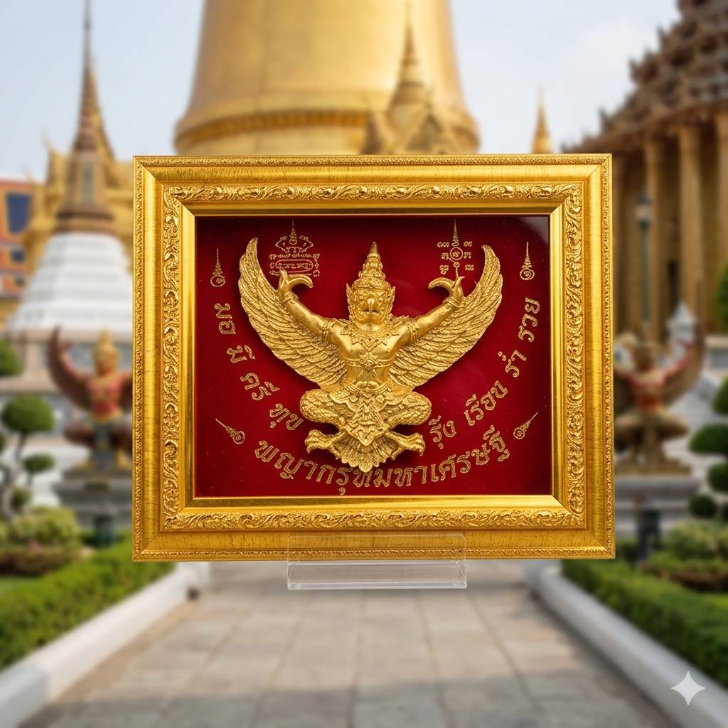 ￼กรอบรูป พญาครุฑ กรอบงานมงคล กว้าง12นิ้ว ของขวัญ ของมงคล ของที่ระลึก