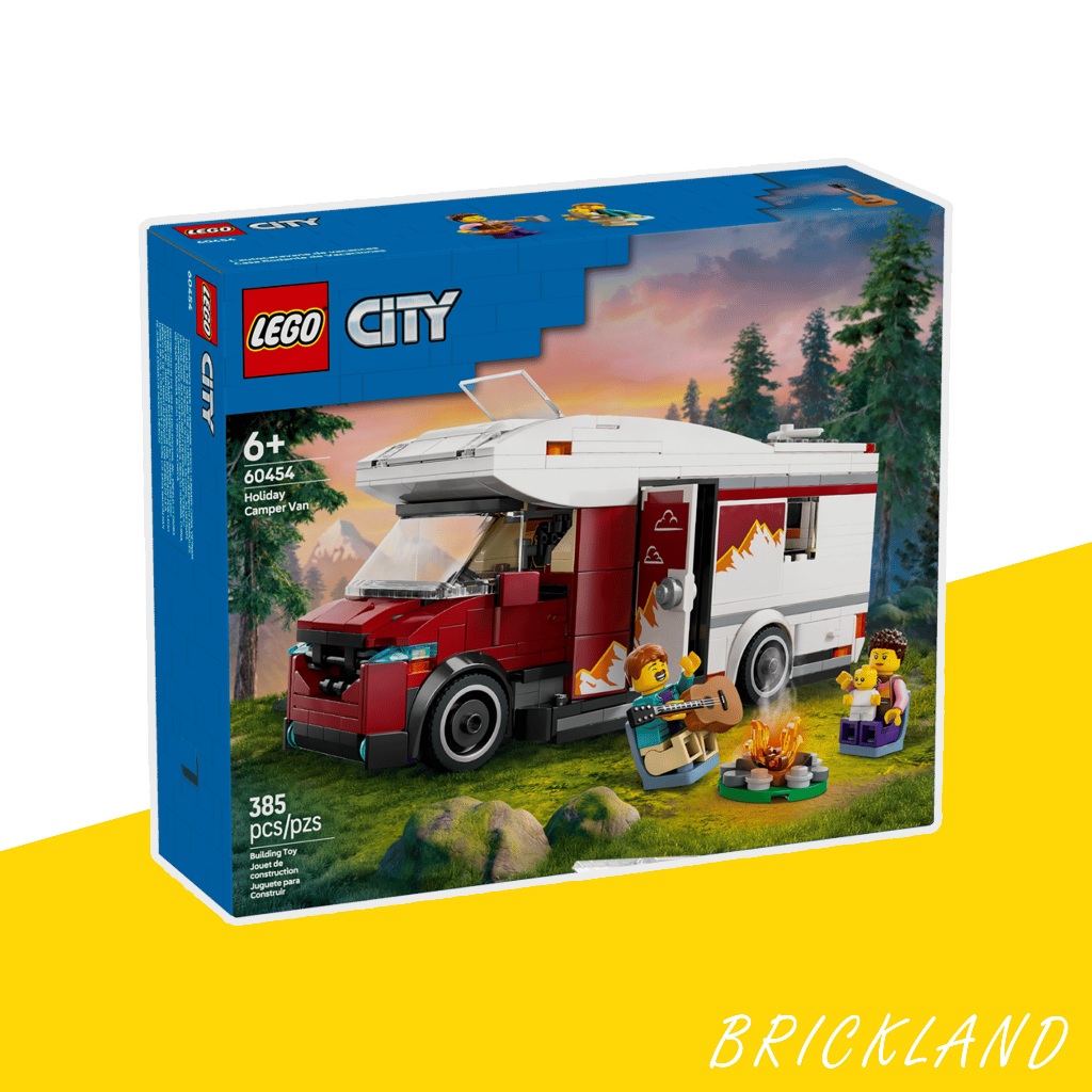 LEGO City 60454 Holiday Adventure Camper Van ของแท้ 100% พร้อมส่ง (สภาพกล่อง 7/10)