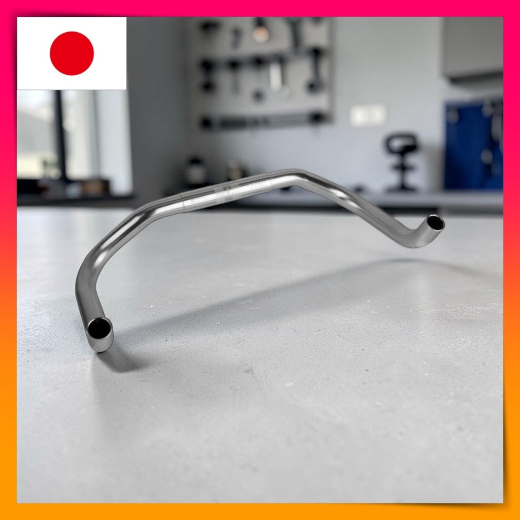 NITTO RB-021 Bullhorn Handlebar 26.0mm 400mm Silver Aluminum Bicycle Bike