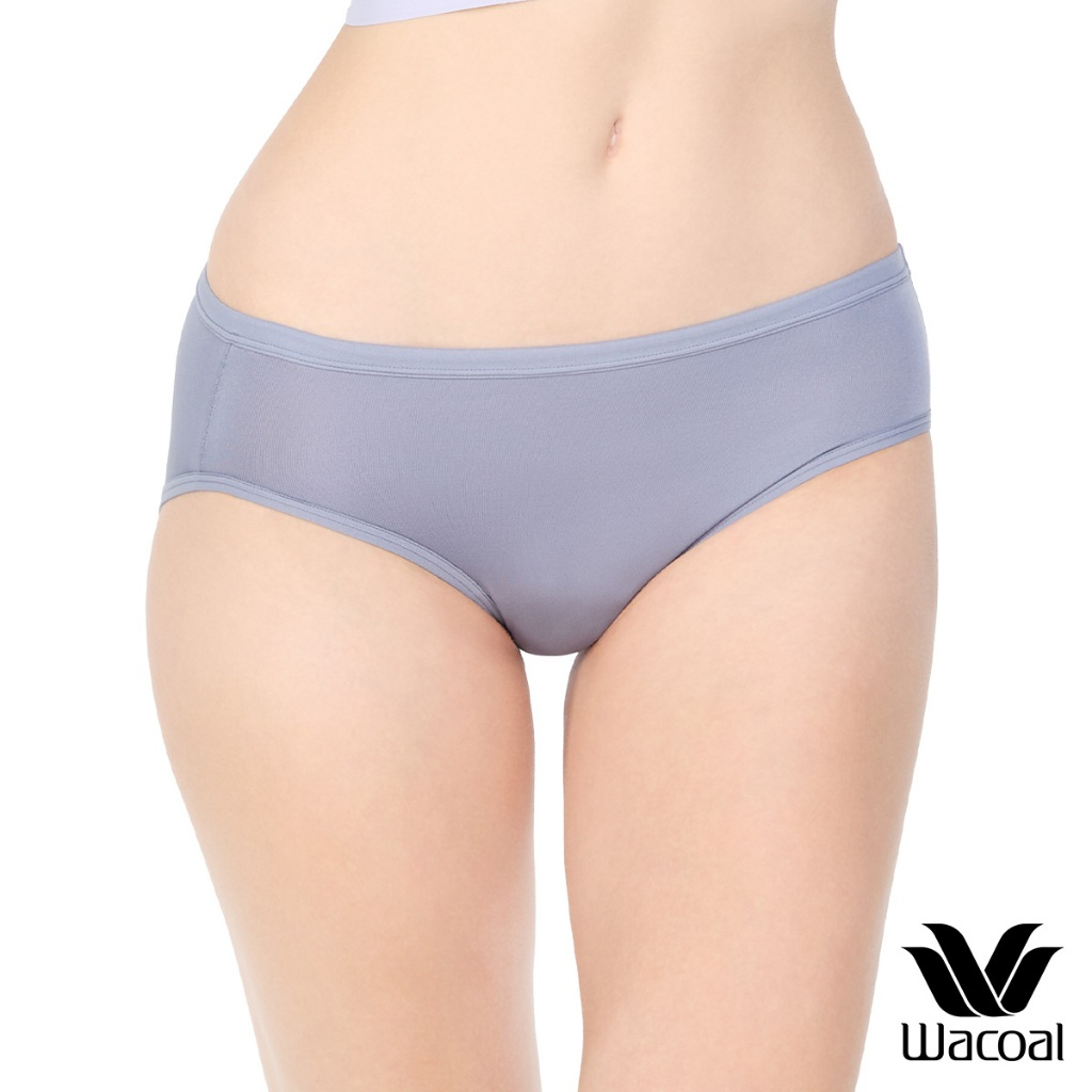Wacoal Surprise Panty กางเกงในใส่สบายวาโก้ รูปแบบ Bikini รุ่น WU1C34 สีเทา (GY)