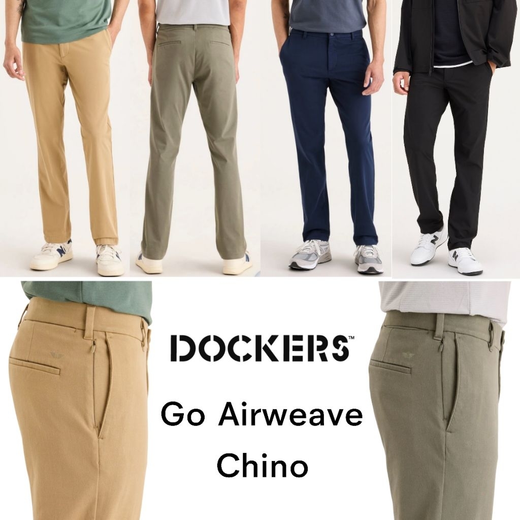 กางเกงขายาว Dockers Go Activeflex Chino, Slim Fit