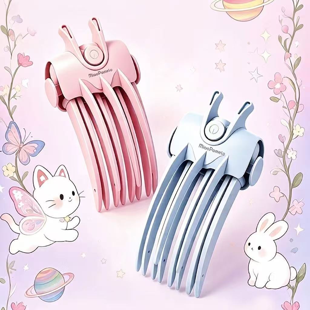 กิ๊บหนีบผมเพิ่มวอลลุ่มแบบใช้ความร้อน ปรับระดับความร้อนได้ 2 ระดับ (สีน้ำเงิน) | กิ๊บยกโคนผม ช่วยสร้างทรงผมให้ยกโคนสวย ชา