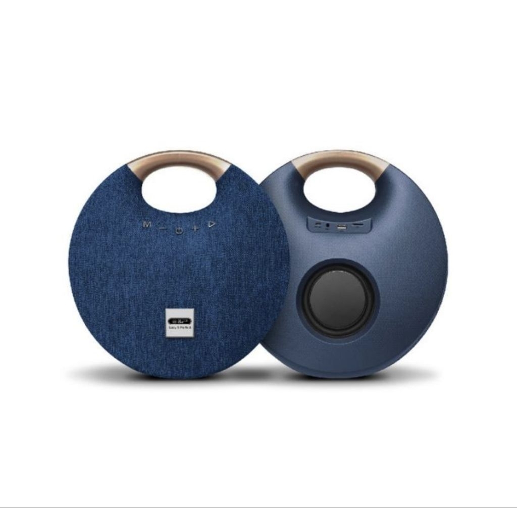 ลดราคาพิเศษลำโพงบลูทูธขนาดพกพาของใหม่ยี่ห้อ Easy & Perfect EP-M1 mini Portable Speaker Blue💯