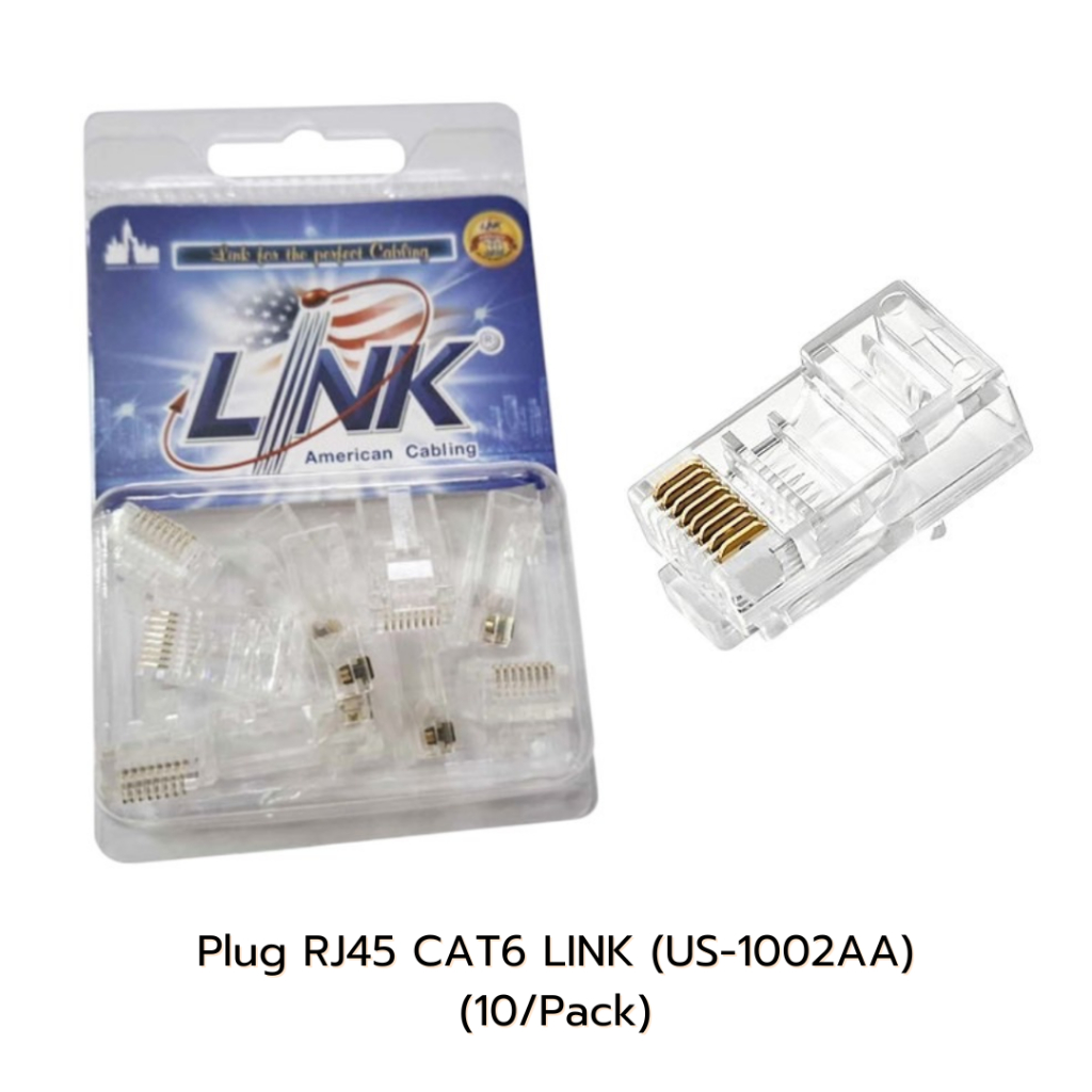 Plug RJ45 CAT6 LINK US-1002AA