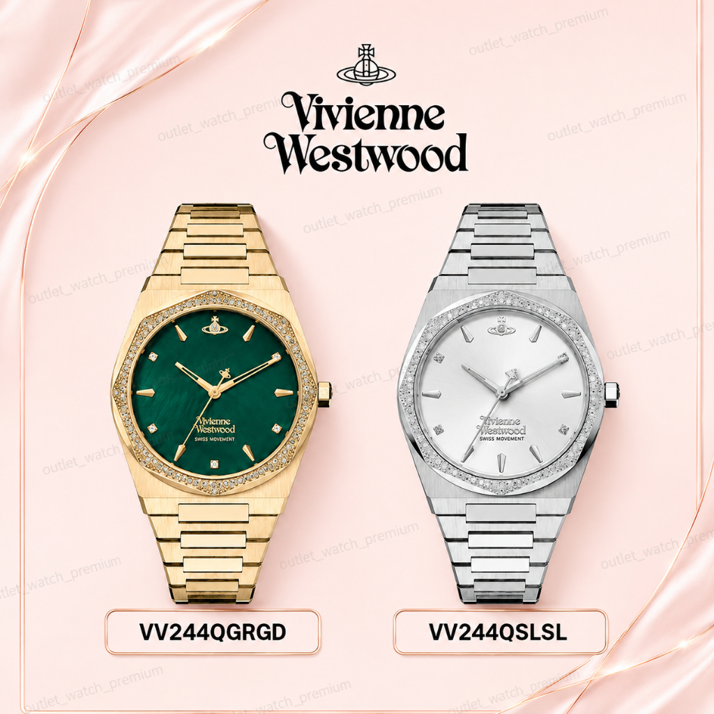 OUTLET WATCH นาฬิกา Vivienne Westwood นาฬิกาข้อมือผู้หญิง นาฬิกาผู้หญิง แบรนด์เนม  Brandname รุ่น VV