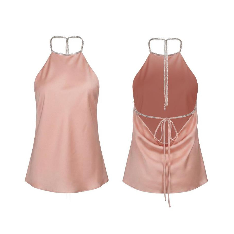 Fabrique.co - Amelia Top เสื้อคลองคอสายเพชร