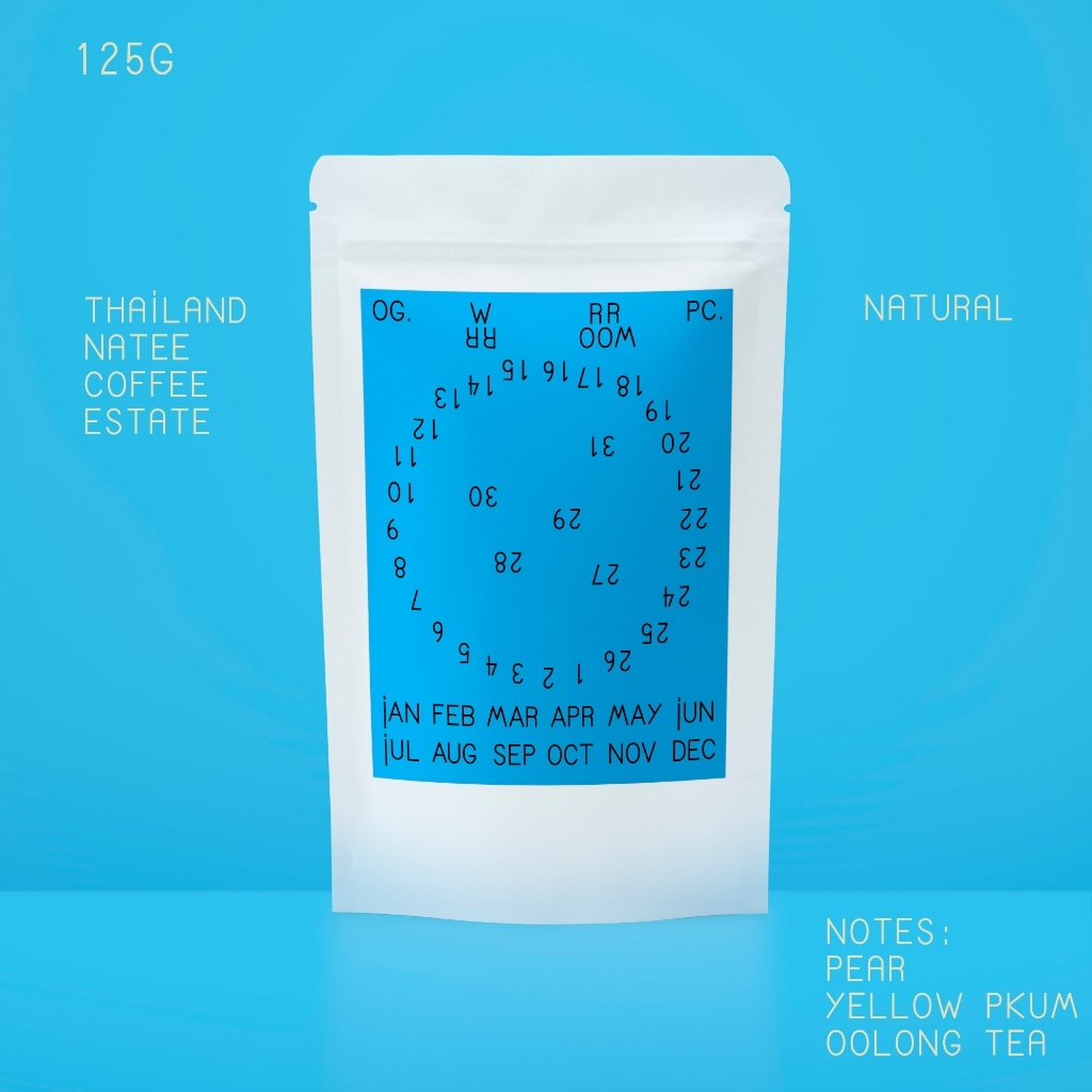 Wonderroom - เมล็ดกาแฟคั่วอ่อน Thailand NATEE Coffee Estate (Natural)