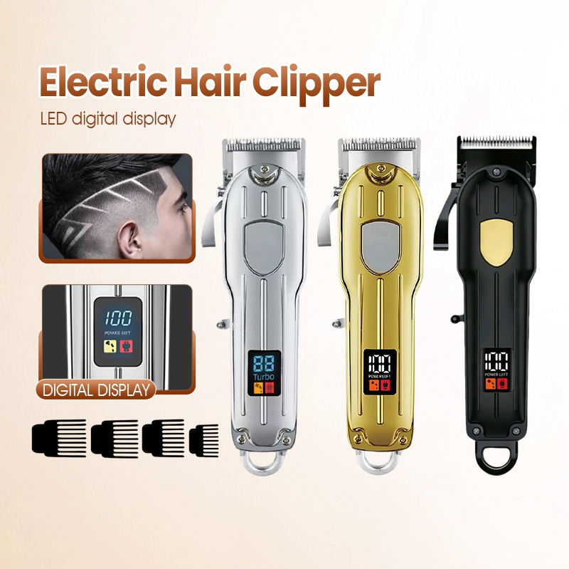 ปัตตาเลี่ยนตัดผม ชาร์จUSB ปัตตาเลี่ยนไร้สาย เครื่องโกนหนวด อุปกรณ์ตัดผม Hair Clipper