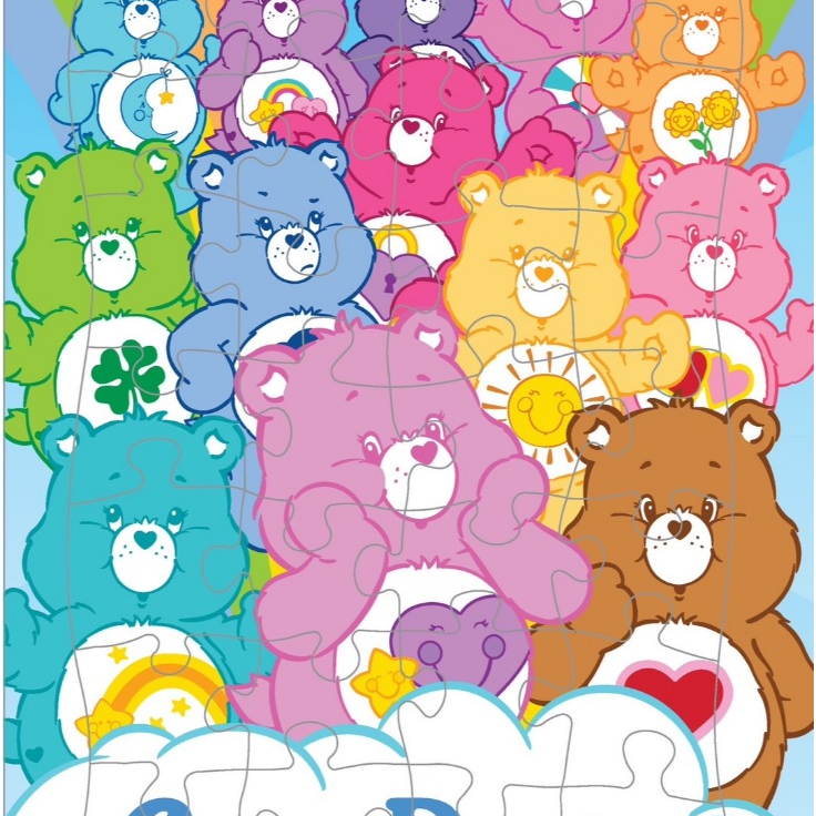 ภาพต่อจิ๊กซอว์ขนาดกลาง Care Bears