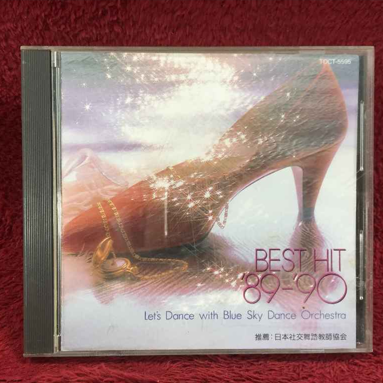 CD BEST HIT 89-90 - Let's Dance with Blue Sky Dance Orchestra สภาพตามรูปปก AA352-40