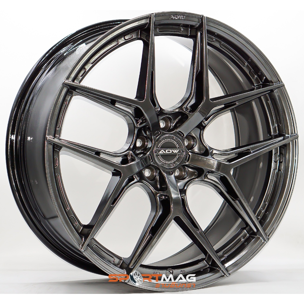 ล้อแม็ก AOW20 ขอบ20นิ้ว กว้าง8.5นิ้ว Offset35 สีไฮเปอร์ดาร์ค (ราคา4วง)