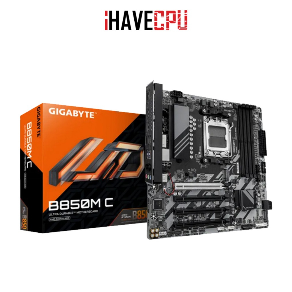 เมนบอร์ด (mainboard) iHAVECPU (AM5) GIGABYTE B850M C WIFI7