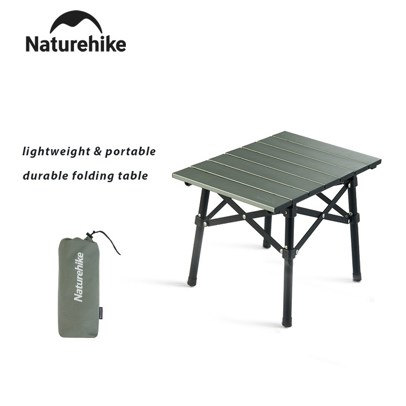 Naturehike โต๊ะพับอลูมิเนียมอัลลอยด์แบบพกพาสำหรับปิกนิก พกพาสะดวก เหมาะสำหรับกิจกรรมกลางแจ้ง