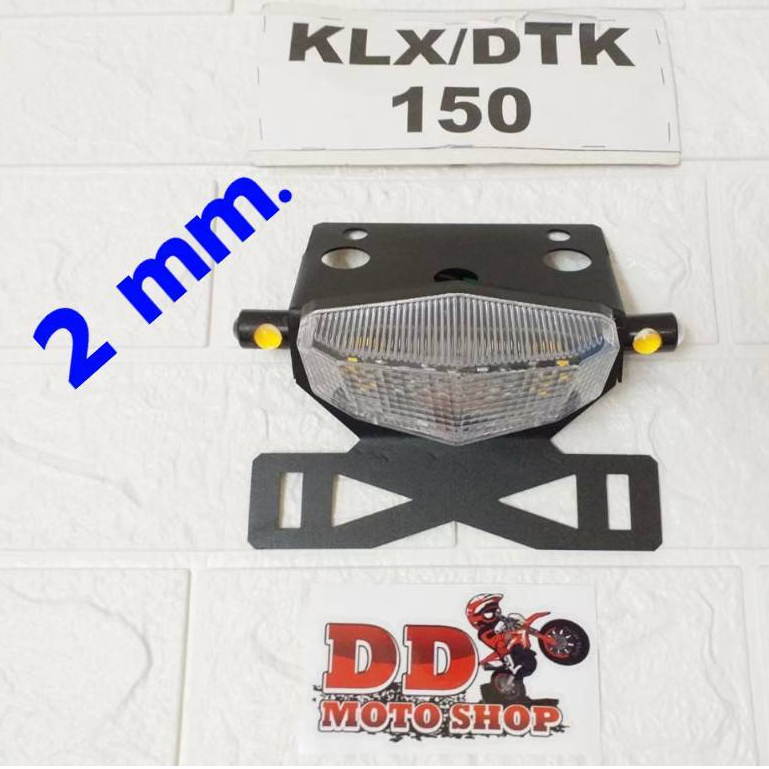 ท้ายสั้น KLX150 D-Tracker150 BF150 DTK150 #ใส่ไฟเลี้ยวตาแมว #โครงเหล็กหนา 2 mm