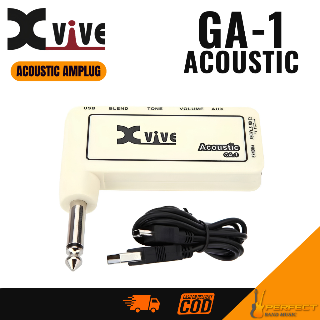 Xvive GA-1 Acoustic Amplug แอมป์ปลั๊กสำหรับกีตาร์โปร่ง ของแท้ 100%