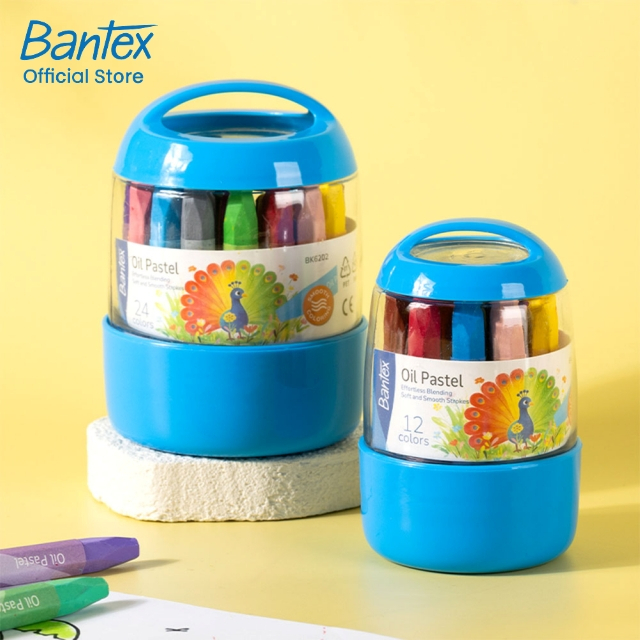 Bantex ألوان باستيل زيتية محمولة 12 / 24 لوناً — صورة 7